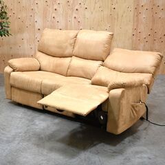 ≪zyt2280ジ限≫ ニトリ 3人掛け電動リクライニングソファ...