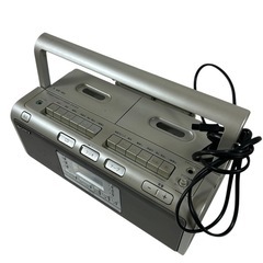 【希少レトロ】SONY CDラジカセ CFD-W77 ダブルカセット・CD・ラジオ対応！の画像