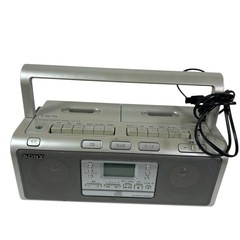 【希少レトロ】SONY CDラジカセ CFD-W77 ダブルカセット・CD・ラジオ対応！の画像
