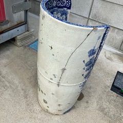 レトロなアンティーク便器の画像