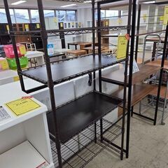 J8503 スライド棚付き5段メタルラック クリーニング済み【リ...