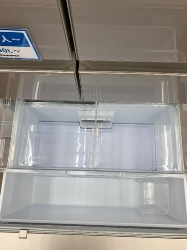 冷蔵庫 6ドア冷蔵庫 MITSUBISHI MR-MX46H-C 2022年製 455L