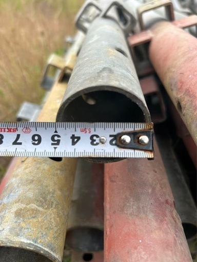 かちこみ足場 ビケ足場 支柱24本セット（長さ約2820mm） 