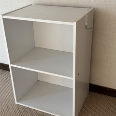 二段カラーボックス