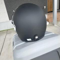 ジェットヘルメット フリップアップ バブルシールド付きの画像