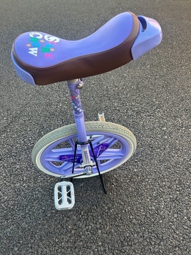 一輪車　紫　SCARE CROWデザインのBRIDGESTON　お譲りします。