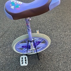 一輪車　紫　SCARE CROWデザインのBRIDGESTON　お譲りします。の画像
