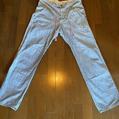 良好日本製EDWINダンガリーベイカーイージーパンツワークカーゴ...
