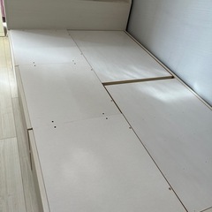 ニトリ　ベッドフレームセミダブル の画像