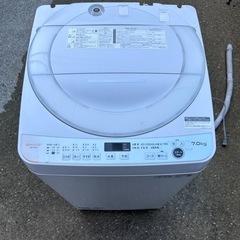 洗濯機　シャープ　7.0kg  2022年