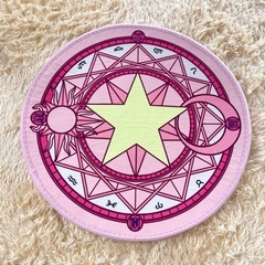 カードキャプターさくら風　魔法陣マット　ラグの画像
