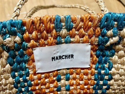 「美品」MARCHER ストライプ トートバッグ