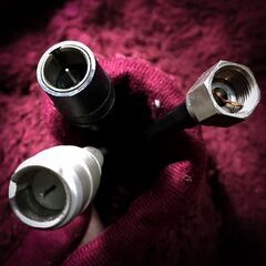 <<売却済>>【USED】テレビ配線用ケーブル類まとめ TV同軸ケーブル テレビ接続用配線【アンテナ端子】の画像