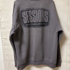 sessionsスウェット古着の画像