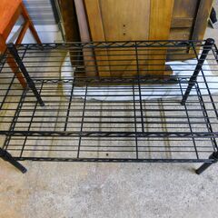 【JM621】 Home ERECTA ホームエレクター メタルラック スチールラック スチールシェルフ フリーラック ブラック 棚の画像