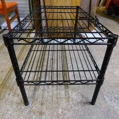 【JM621】 Home ERECTA ホームエレクター メタルラック スチールラック スチールシェルフ フリーラック ブラック 棚の画像
