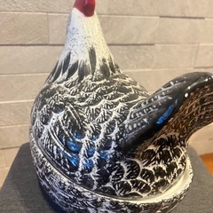 コストコ　ニワトリ　陶器　小物入れの画像