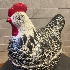 コストコ　ニワトリ　陶器　小物入れ