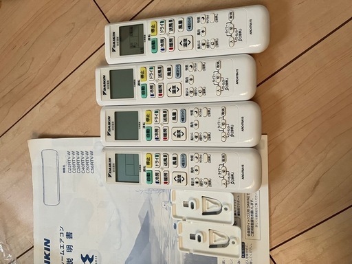 未使用品ダイキンエアコン室内機のみ4台まとめで引き取って
