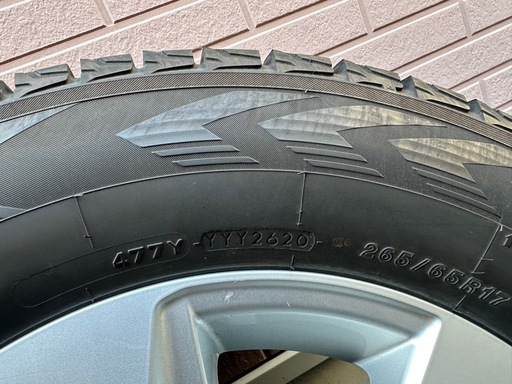 プラド　スタッドレス　ホイール付　265/65r17