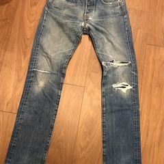 米国製リーバイス501ダメージ