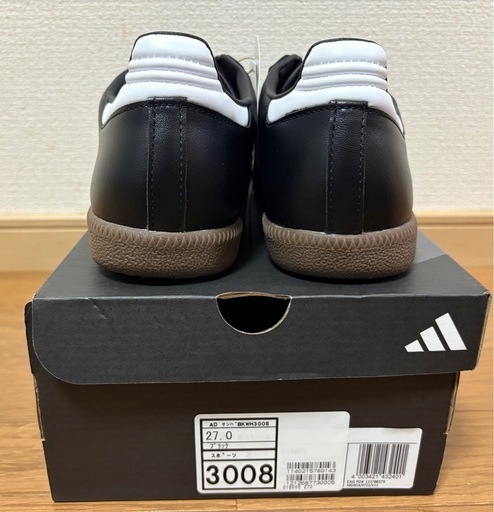 スニーカー 27.0cm adidas Samba Leather "Core Black"