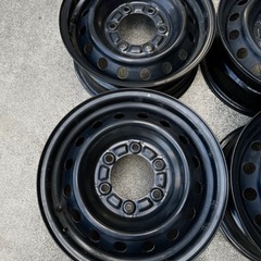 ハイエース　純正スチールホイール　4本の画像