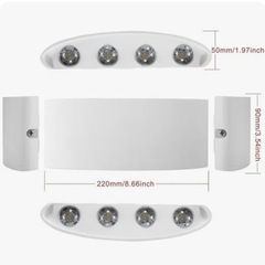 最終値下げ！【新品未使用】ライト 照明　LED ブラケットライト 壁掛け 壁付け 間接照明　玄関照明  アンティーク　レトロ　ウォールライト　ポーチライト　玄関ライト　屋内屋外兼用の画像