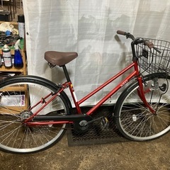 値下げしました！【シティサイクル　27インチ　LEDダイナモライ...