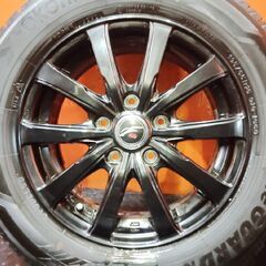 YOKOHAMA ice GUARD iG60 195/65R15 スタッドレス【Weds Fang ウェッズ 15インチ 6J5HPCD114.3+53】21年製 バリ溝 ヴォクシー等　(KTN414)の画像