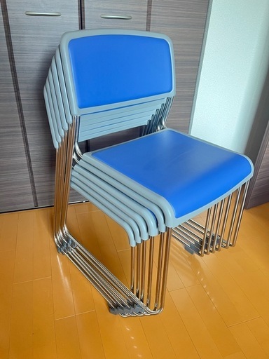 長机2台 イス6脚セット コクヨ オフィス家具