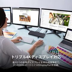 Belkin 15 in 1 ドッキングステーション INC007qcBKの画像