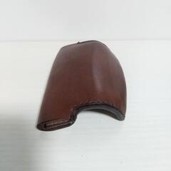 スノーピークフィールドファン用 ハンドメイドレザーフック(ブラウン)の画像