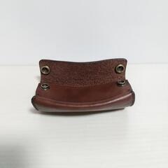 スノーピークフィールドファン用 ハンドメイドレザーフック(ブラウン)の画像