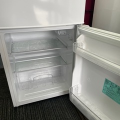 北九州市内配送無料　保証付き 冷蔵庫 ホワイト JR-N85C-W [85L /2ドア /右開きタイプ] [冷凍室 25L] の画像