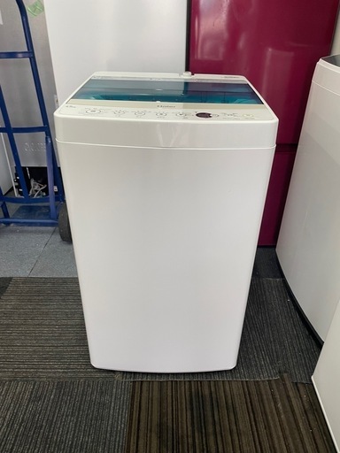 北九州市内配送無料　保証付き 2019年製JW-C45A 全自動洗濯機  ブラック [洗濯4.5kg /乾燥機能無 /上開き]