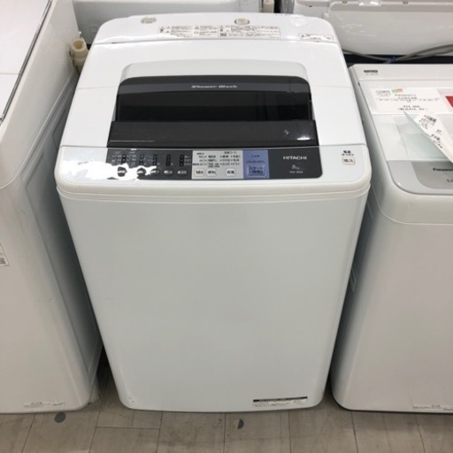 安心の6ヶ月保証付き！全自動洗濯機HITACHI8.0kg2017年製【トレファク堺福田店】