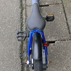 【まあまあ美品？】 点検/整備渡し 16インチ 青 幼児 子供 自転車の画像