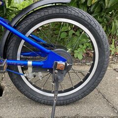 【まあまあ美品？】 点検/整備渡し 16インチ 青 幼児 子供 自転車の画像