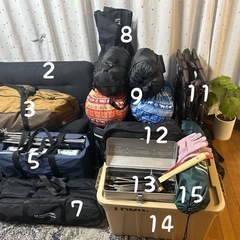 キャンプ用品一式セット！スノーピーク・コールマンなど人気ブランド多数【ファミリー向け】の画像