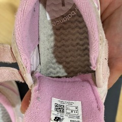 New Balance ベビーシューズ 123 ピンク　11.5センチの画像