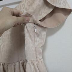 【美品】BE RADIANCE ピンク　半袖　ワンピース　ドレス　パーティーの画像