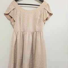 【美品】BE RADIANCE ピンク　半袖　ワンピース　ドレス　パーティーの画像