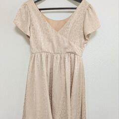 【美品】BE RADIANCE ピンク　半袖　ワンピース　ドレス...