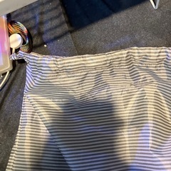 ストライプの合羽です。の画像