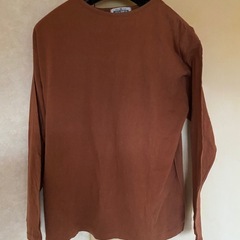 30年前のロングTシャツグリーンvintageブラウンカットソー