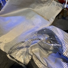 ストライプの合羽です。の画像