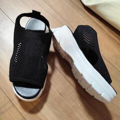 本日のタイムセール - ホットプレート / ホット 未使用】サンダル23.5 (コキンちゃん定型文✕) 中原の靴 靴