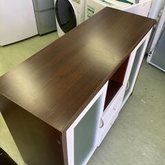【リサイクルショップ ピカソ 小松原】🌟 120cm リビング収納木製キャビネット 🌟サイドボード テレビボード🔹★3027★の画像