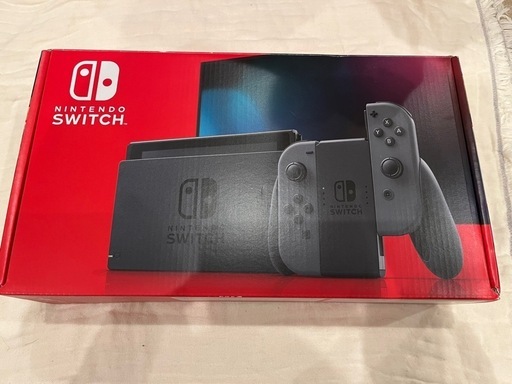 【完品】Nintendo Switch HAC-001 グレー　バッテリー強化版　新品保護フォルム付き